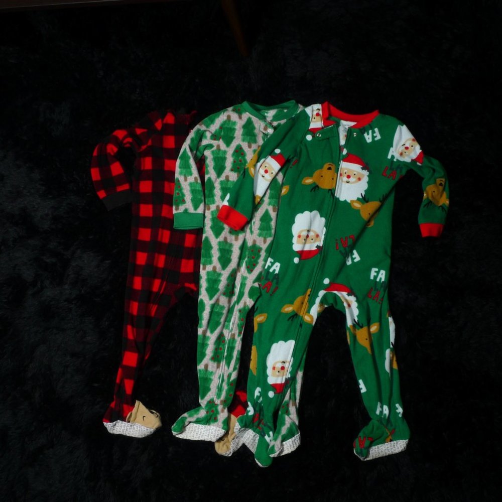 Carter's Holiday Themed Pajamas Bundle